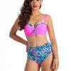 Abi Cup C14 Biustonosz kąpielowy z wyciąganym push up i odpinanymi ramiączkami kolorowy różowy kostium kąpielowy dwuczęściowy strój kąpielowy LAVEL polska produkcja 2025 3