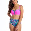Abi Cup C14 Biustonosz kąpielowy z wyciąganym push up i odpinanymi ramiączkami kolorowy różowy kostium kąpielowy dwuczęściowy strój kąpielowy LAVEL polska produkcja 2025 4