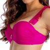 Brigitt B Cup Sirop Biustonosz kąpielowy push up z falbankami i odpinanymi ramiączkami różowy kostium kąpielowy dwuczęściowy strój kąpielowy LAVEL polska produkcja 2025 7