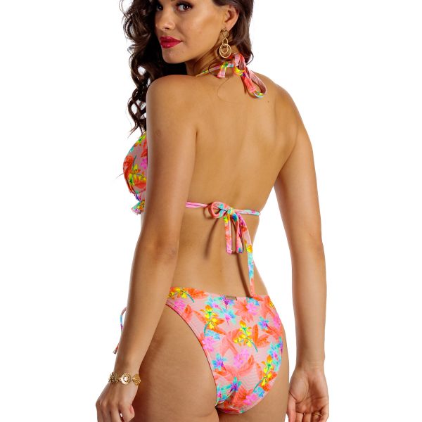 Figi Monokini C11 Oryginalne monokini dół od stroju kąpielowego w jeansowym designie pomarańczowy neonowy koralowy kostium kąpielowy dwuczęściowy strój kąpielowy LAVEL polska produkcja 2025 2