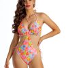 Figi Monokini C11 Oryginalne monokini dół od stroju kąpielowego w jeansowym designie pomarańczowy neonowy koralowy kostium kąpielowy dwuczęściowy strój kąpielowy LAVEL polska produkcja 2025 3